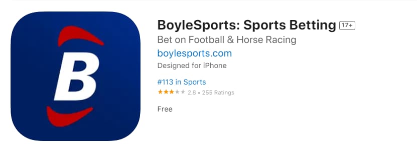 Boylesports in App Store