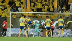 Cristiano Ronaldo's goal was insufficient to secure a victory for Al Nassr over Al-Raed