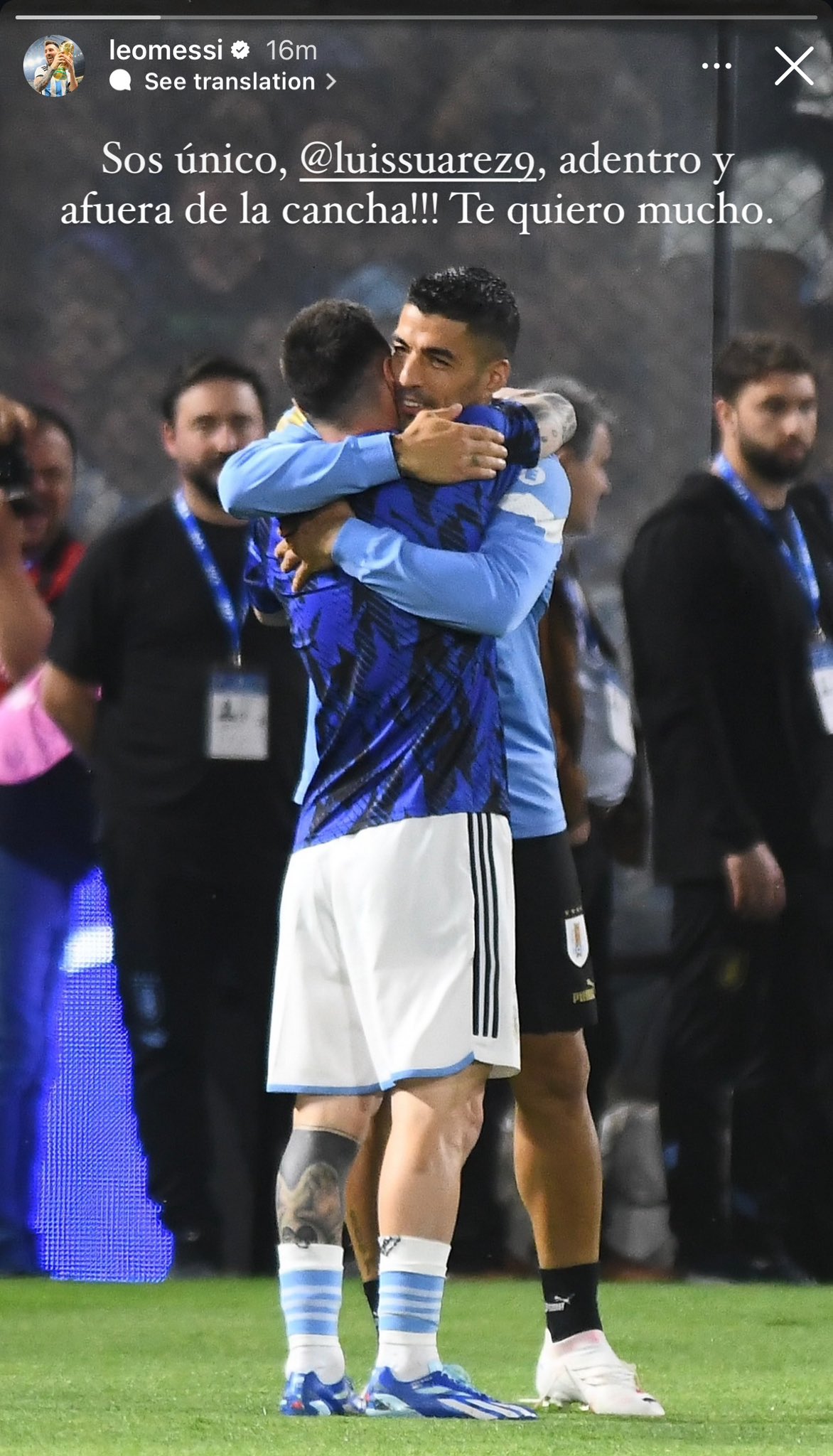 Lionel Messi has commented