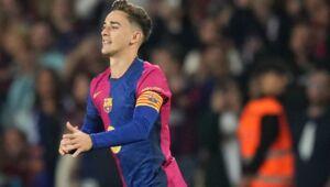 Gavi made his return to the field for Barcelona for the first time in 348 days