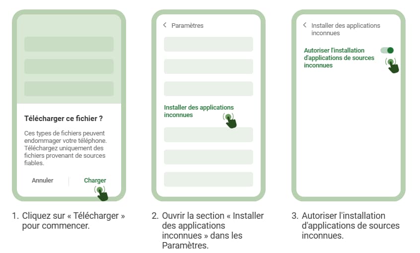 Comment télécharger l'application sur votre téléphone