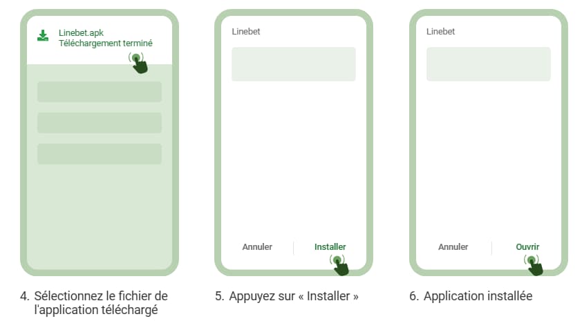 Instructions étape par étape pour télécharger l'application sur Android