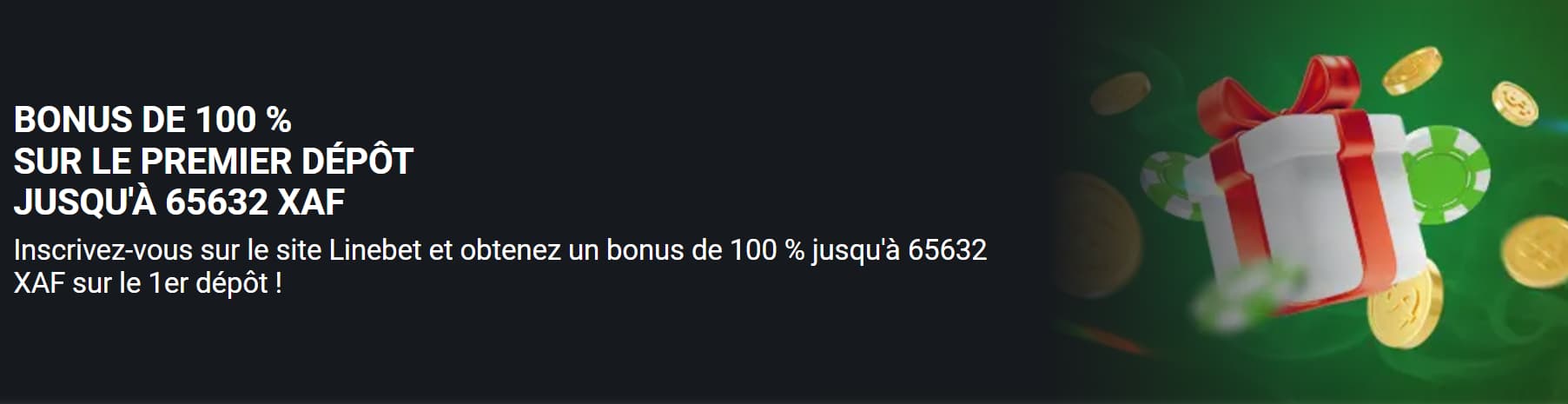 Bonus pour les nouveaux joueurs chez Linebet