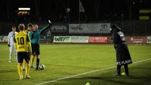 A referee refused to officiate a team's matches following abuse from fans