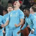 Nottingham Forest scored again in the 2nd minute of their away match against Manchester United