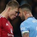 Simulant. Kyle Walker showcased his acting skills during the clash with Højlund