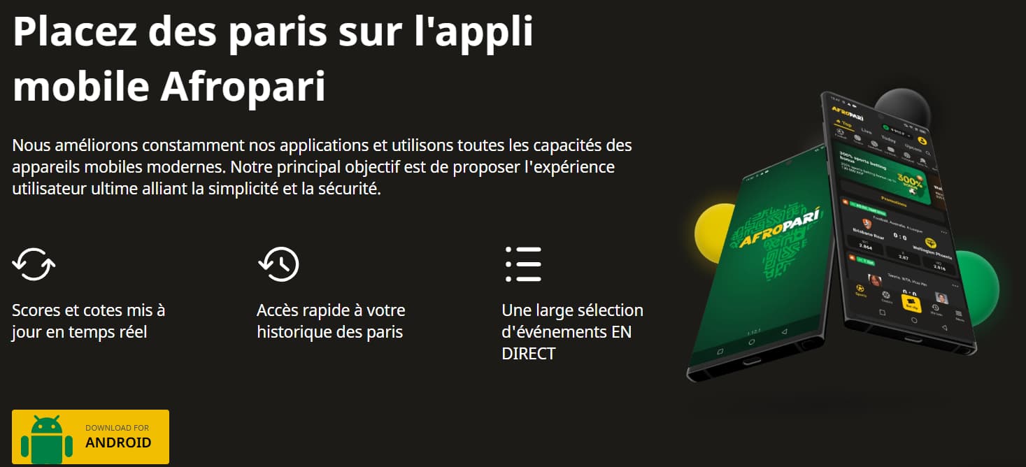 Application mobile pour Android