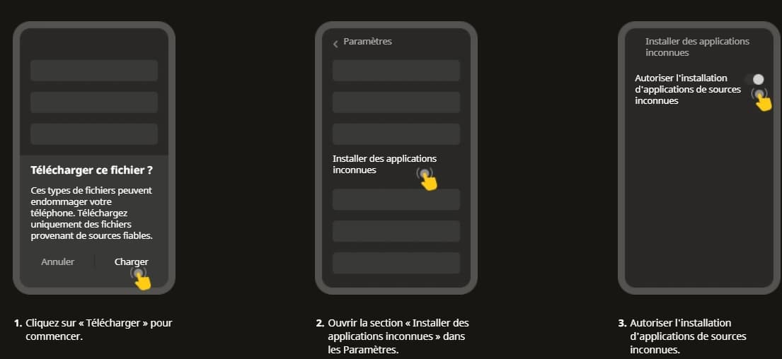 Comment télécharger l'application sur Android