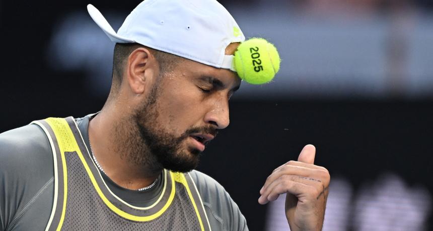 Кирьос проиграл в первом же матче Aus Open после камбэка. Это его седьмое поражение подряд