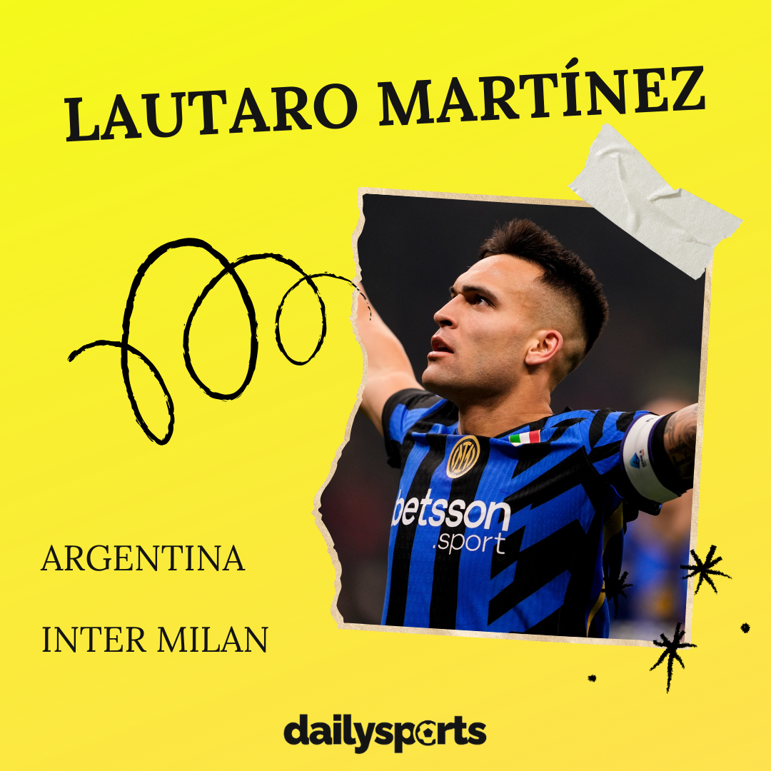 1. Lautaro Martínez (Argentine, Inter Milan)