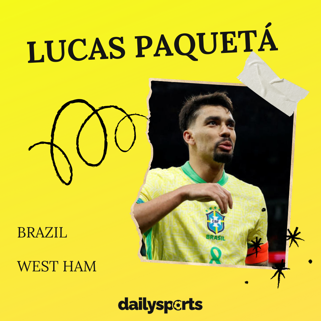 22. Lucas Paquetá (Brazil, West Ham)