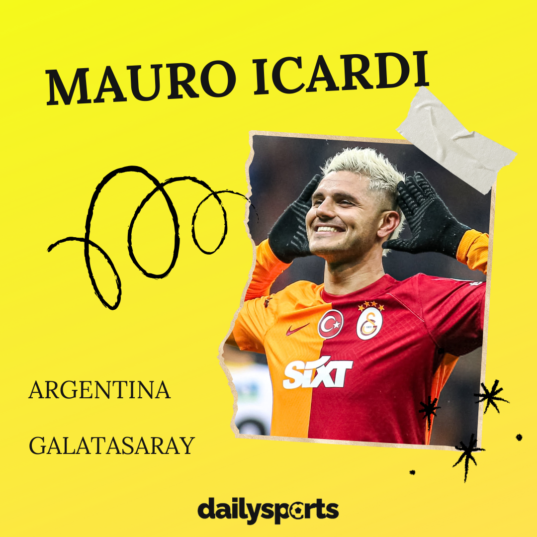 19. Mauro Icardi (Argentine, Galatasaray)