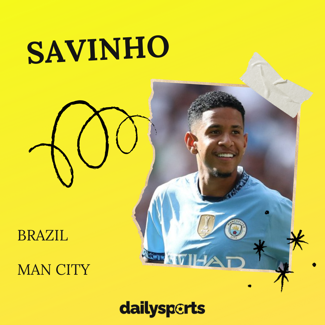 18. Savinho (Brazil, Girona, Manchester City)