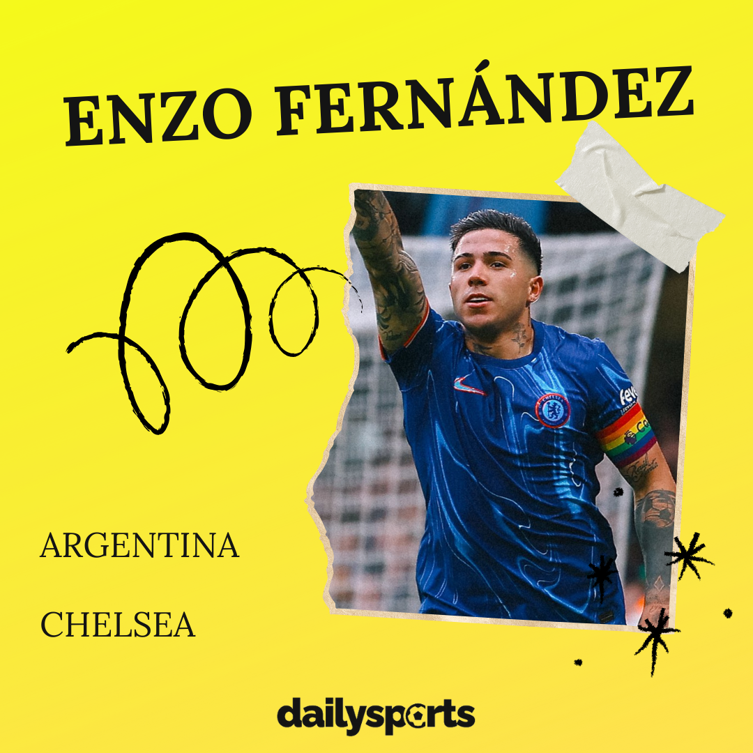 23. Enzo Fernández (Argentine, Chelsea)