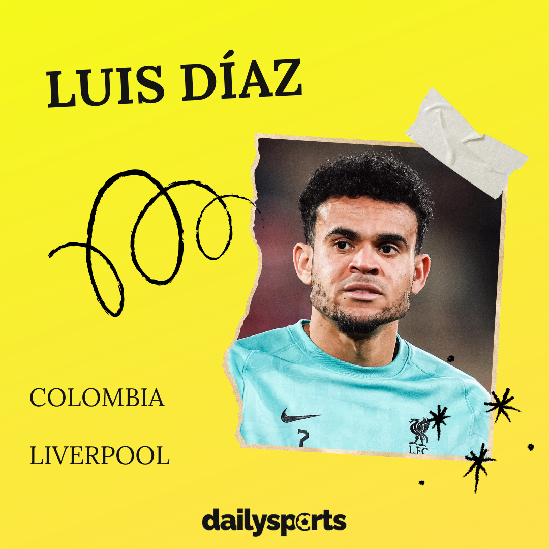 8. Luis Díaz (Colombia, Liverpool)