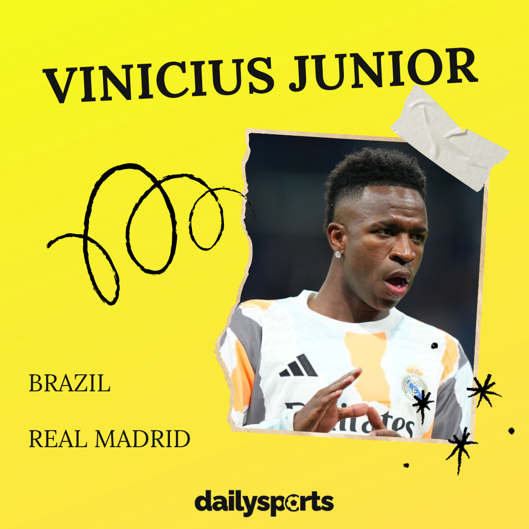 2. Vinícius Júnior (Brésil, Real Madrid)
