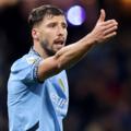Le défenseur central titulaire de Manchester City, Ruben Dias, blessé