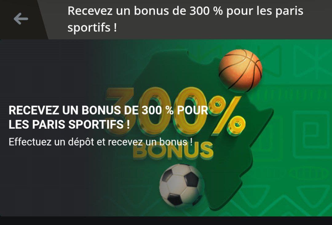 Bonus pour les nouveaux joueurs d'Afropari