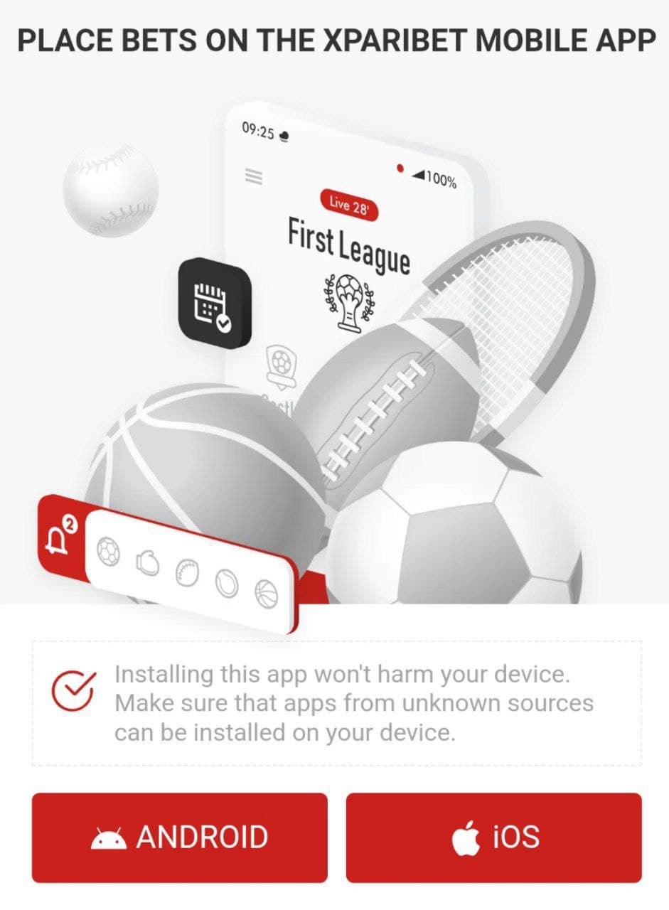 XpariBet mobile games