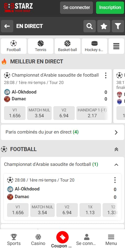 888starz sportsbook pour le Sénégal