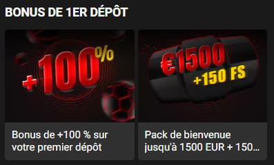 Bonus de premier dépôt chez 888stars