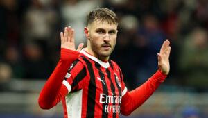Unfortunate choice: Giménez moved from Feyenoord to Milan in February… only for his former club to knock him out of the Champions League