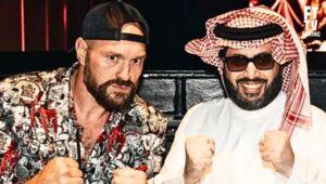 El jefe del boxeo en Arabia Saudita, Turki Alalshikh, conversó con Tyson Fury