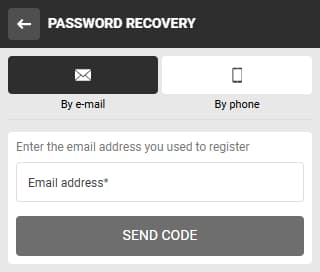Password recovery
