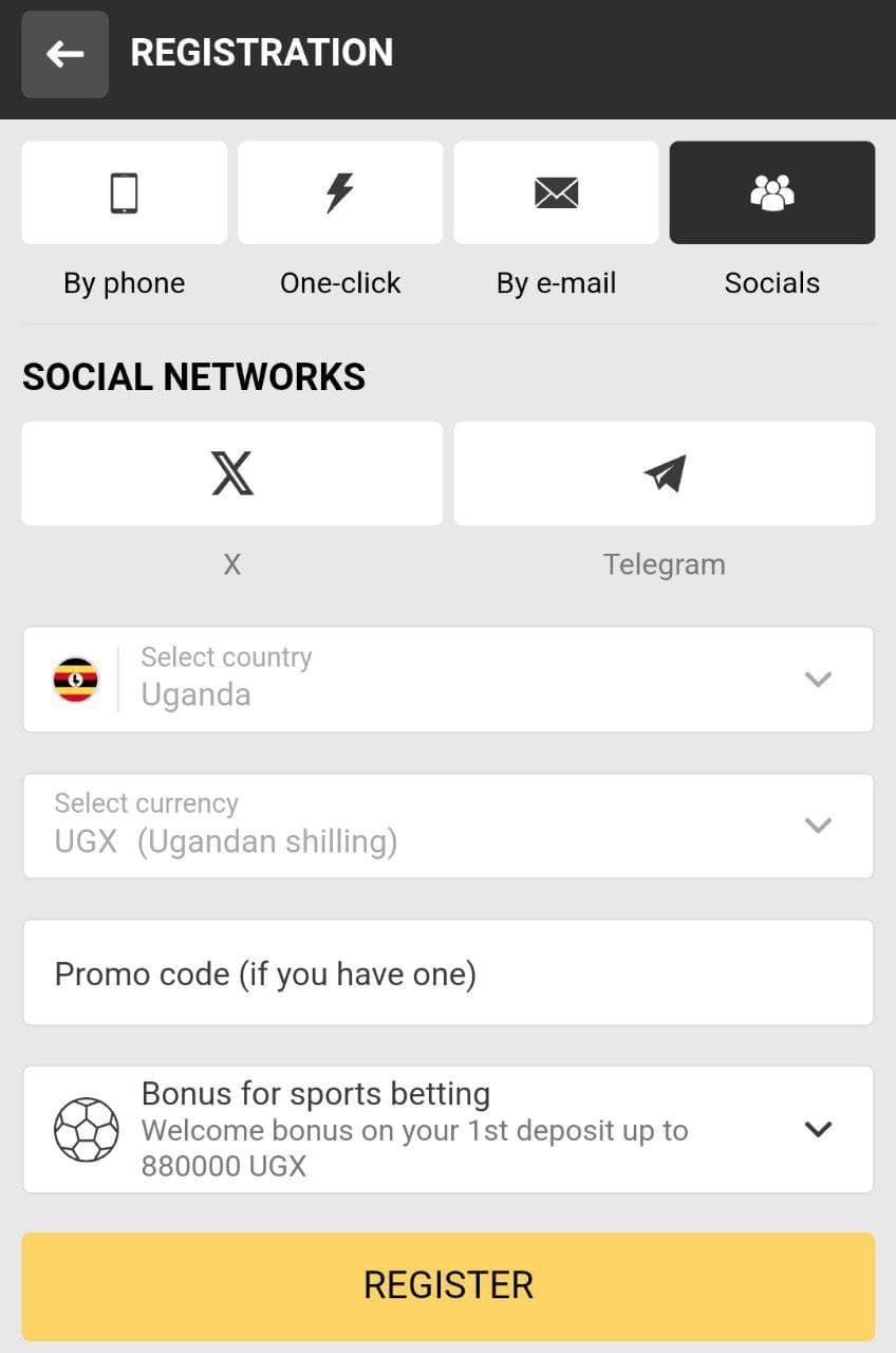 Melbet registration in Kenya? Bangladesg snd Uganda Via Social Networks