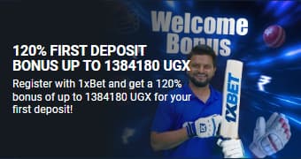 1xbet Welcome Bonus in Uganda