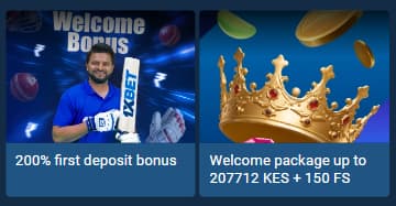 1xbet Welcome Bonus in Kenya