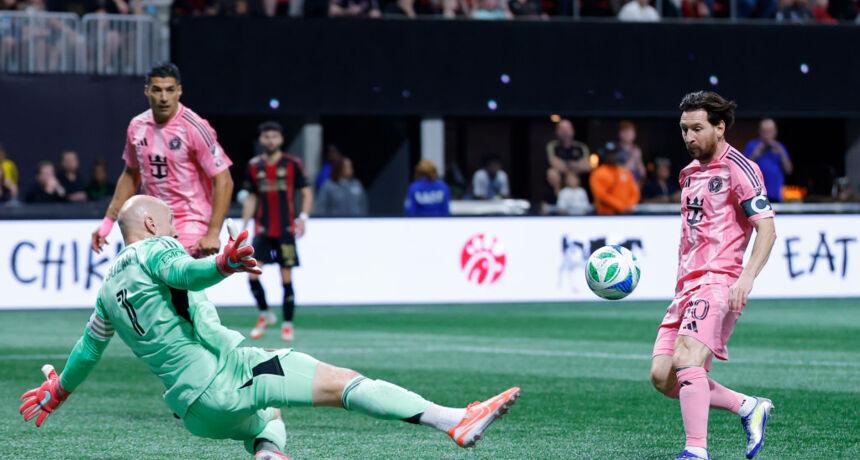 ¡Gol fantástico! Messi ayudó al Inter Miami a vencer a Atlanta