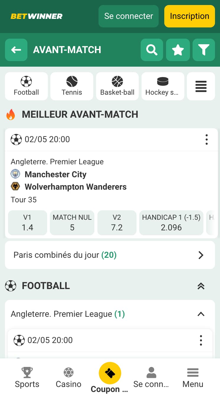 Paris sportifs