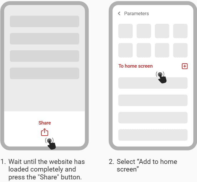 how to download xparibet on ios. Select Share, then add to home screen