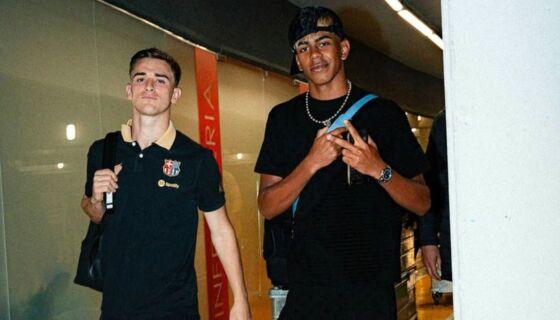 In style. Lamine Yamal shares a personal snapshot in a trendy outfit ...