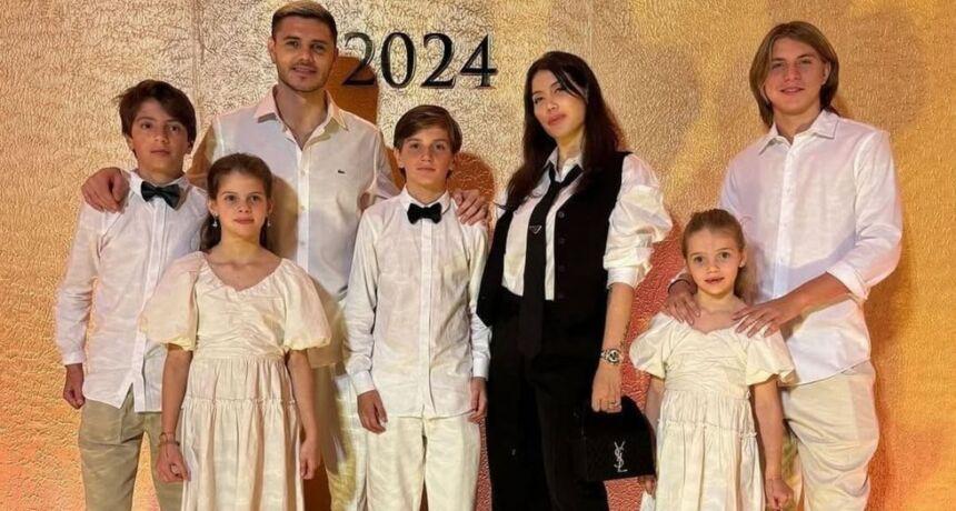 “I miss you”: Mauro Icardi shares photo with his daughters and Wanda Nara’s sons