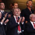 Dégoût et incompréhension. Les caméras ont surpris Sir Alex Ferguson pendant la finale de la Ligue Europa