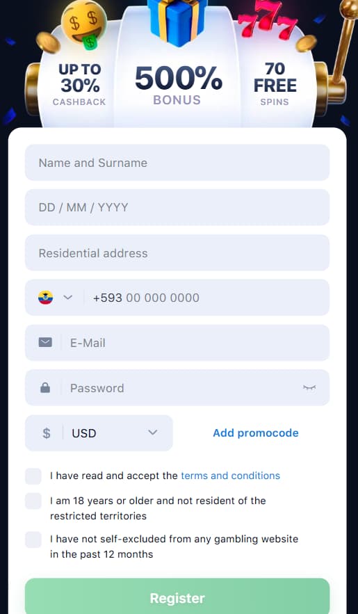 Cómo registrarse en 1win y obtener un bono