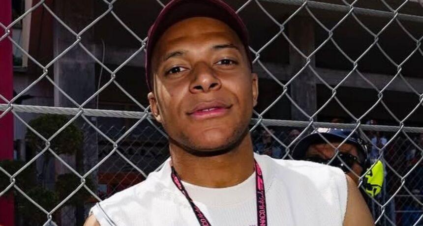 Kylian Mbappé visited the Monaco Grand Prix and posed with Lando Norris