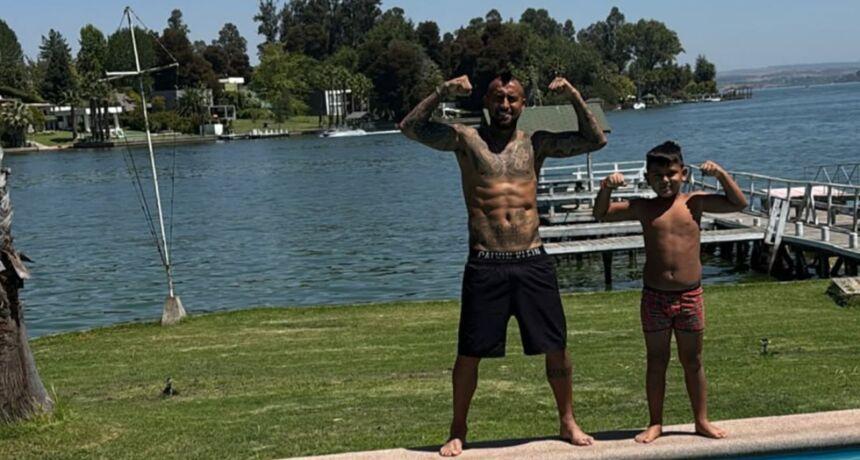 Arturo Vidal sends emotional birthday wishes to his youngest son