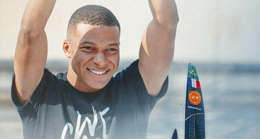 Mbappé visits Paris to support SailGP Team, of which he is a part-owner
