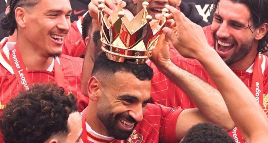 King! Salah shares new personal photos from Liverpool's title celebrations