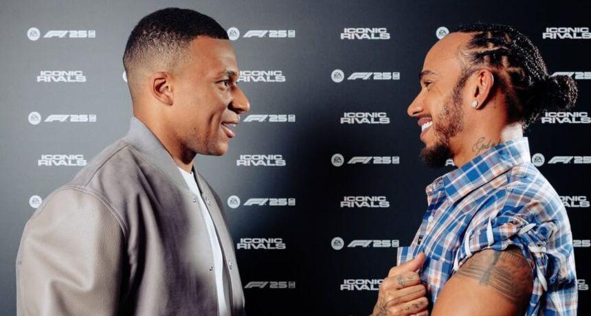 Now that's a collaboration! Kylian Mbappé and Lewis Hamilton went head-to-head on EA Sports F1 tracks