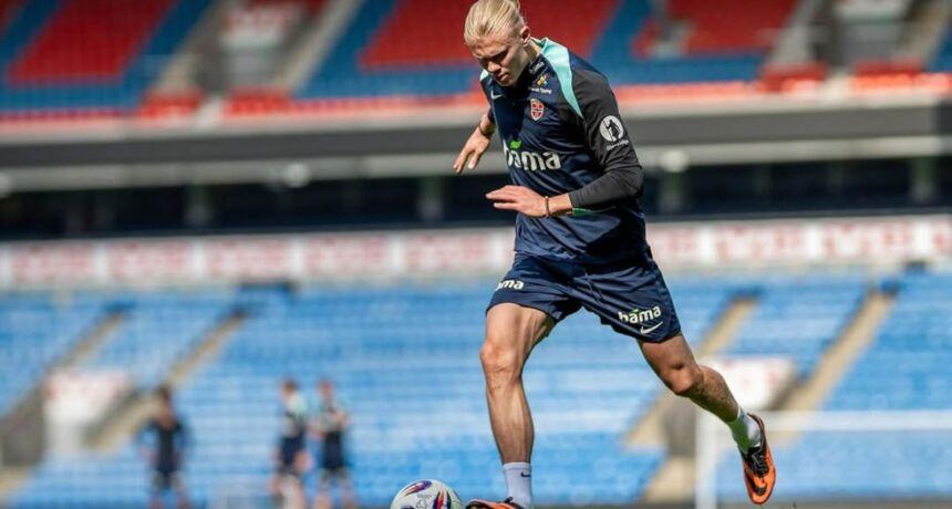 La preparación ha comenzado. Erling Haaland comparte imágenes del entrenamiento con la selección de Noruega