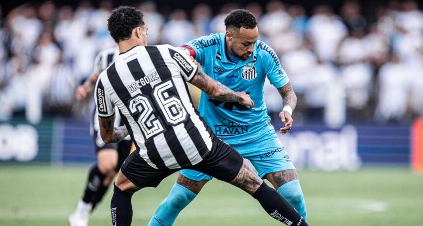 Handball goal and red card. Neymar makes a spectacular return to Santos starting lineup