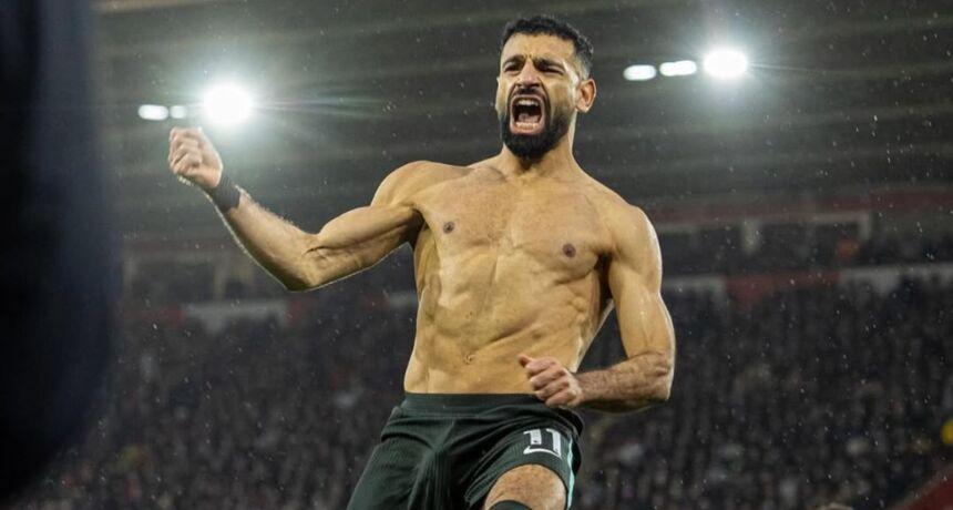 In incredible shape! Salah shares gym photo, showing off his ripped torso