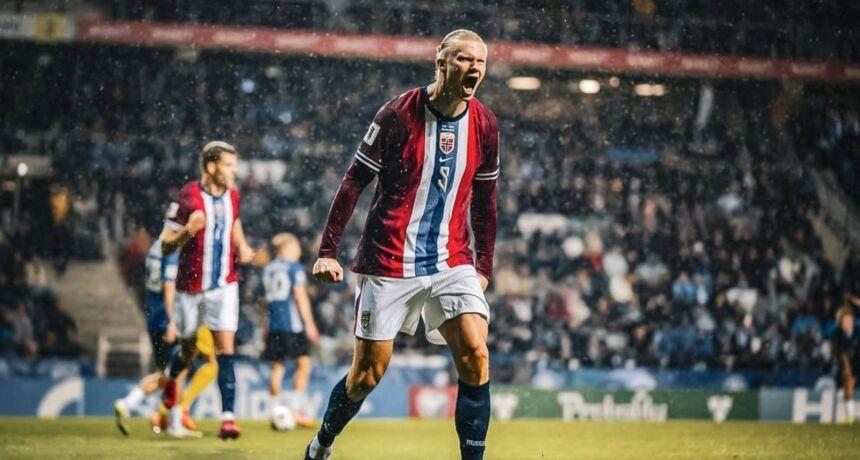 Erling Haaland reaccionó a los resultados de la selección de Noruega en la clasificación para el Mundial 2026