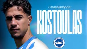 Charalampos Kostoulas est joueur de Brighton