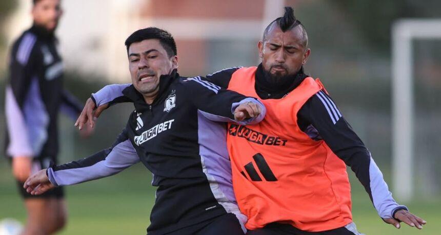Hard work. Arturo Vidal showcases his workout routines in the gym