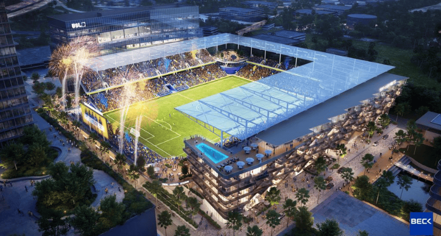 Tampa Bay Sun FC Reveals Bold Plan for Waterfront Women’s Soccer Stadium